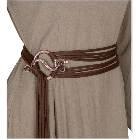 Medieval Belt Rope Norse Witch Cosplay Renaissance Adjustable Tangle - Picture 2 of 9